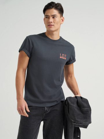 Men's Relaxed Fit Vinyl Shop Graphic Tee