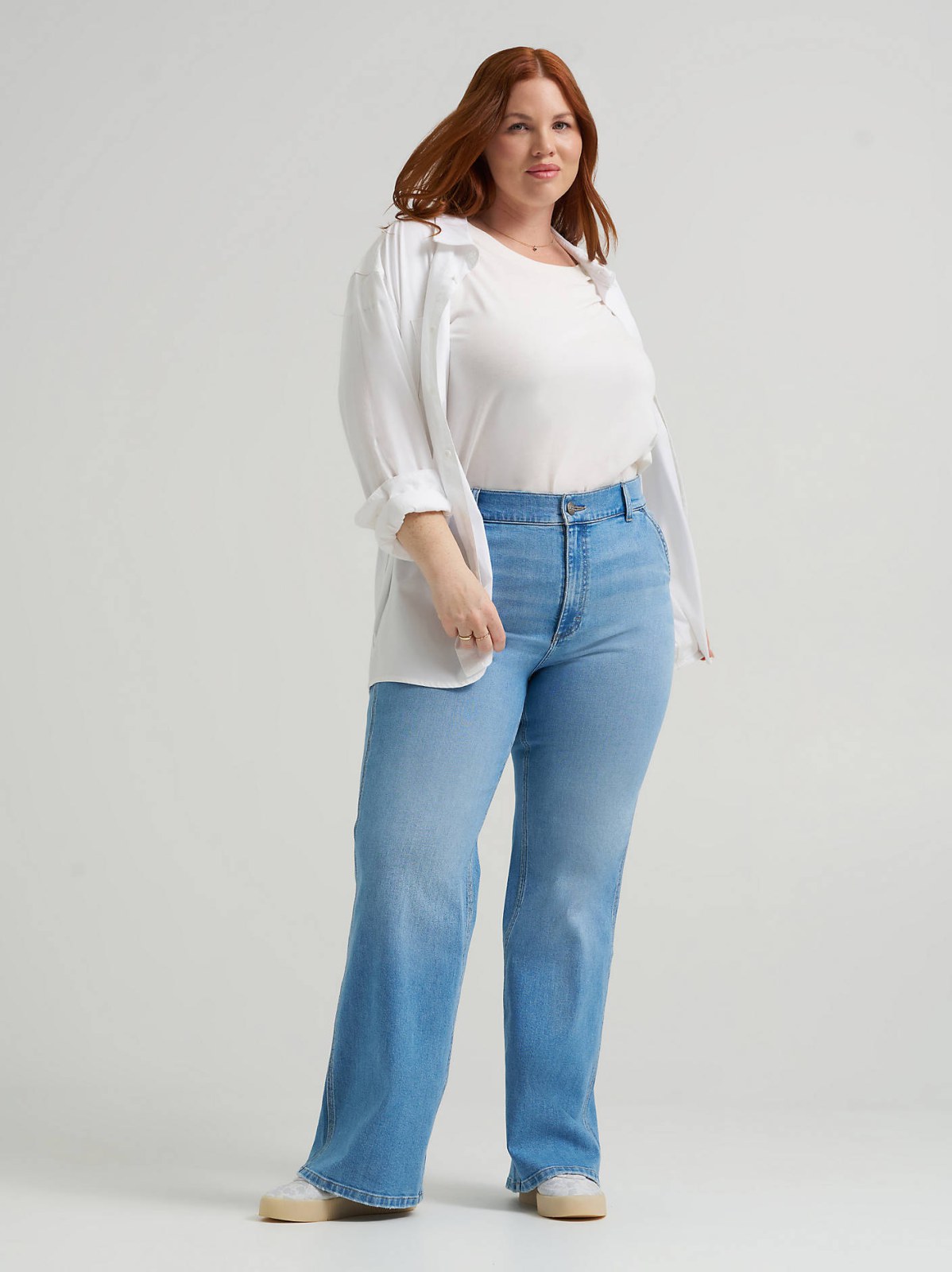 Women's Legendary High Rise A-Line Jean (Plus) - view 7