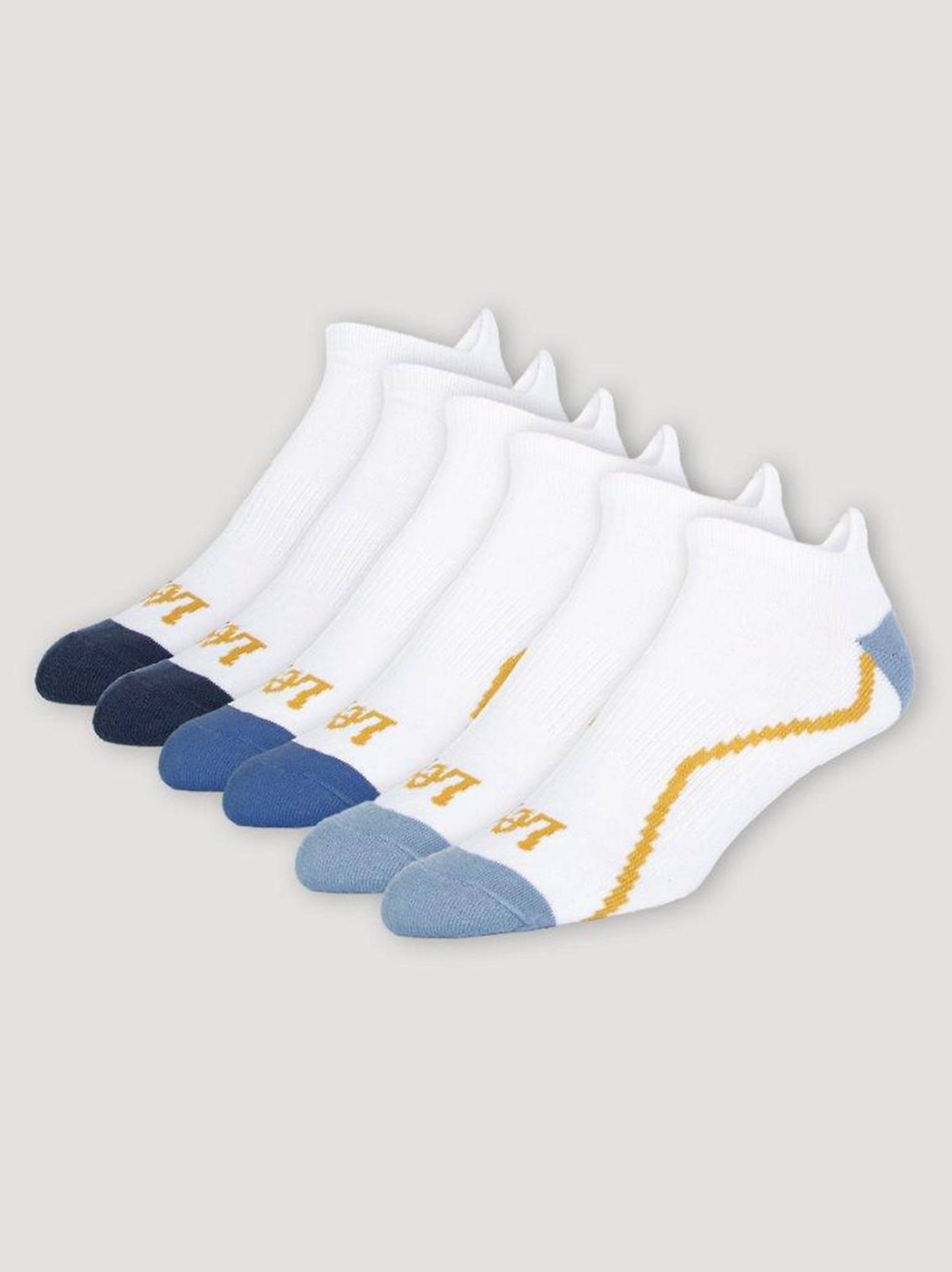Men's 6-Pack No Show Tab Sock