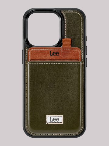 Solid Canvas with Back Patch iPhone Case — alternate view