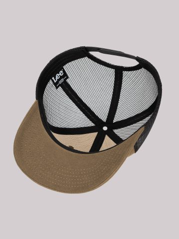 Men's Rubber Logo Patch Mesh Hat