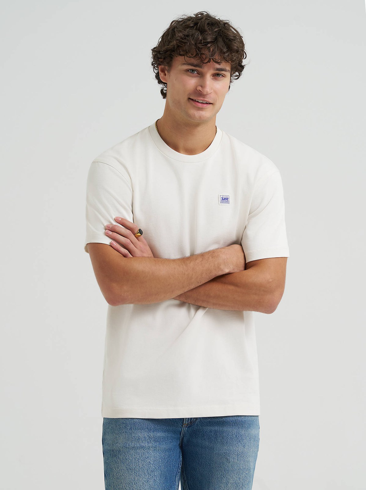 Men's Relaxed Fit Patch Logo Tee - view 2