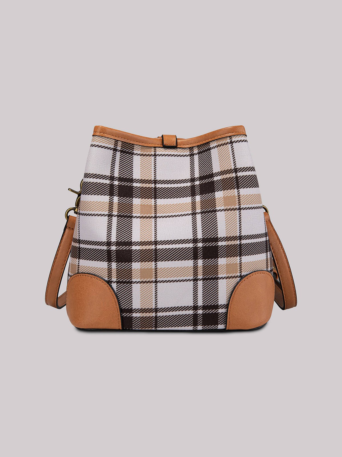Women's Plaid Logo Handbag - view 2