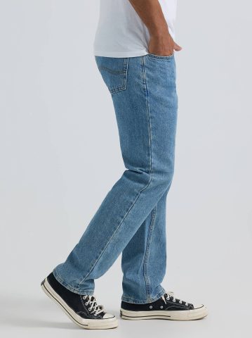 Men's 100% Cotton Regular Fit Straight Leg Heavyweight Jean