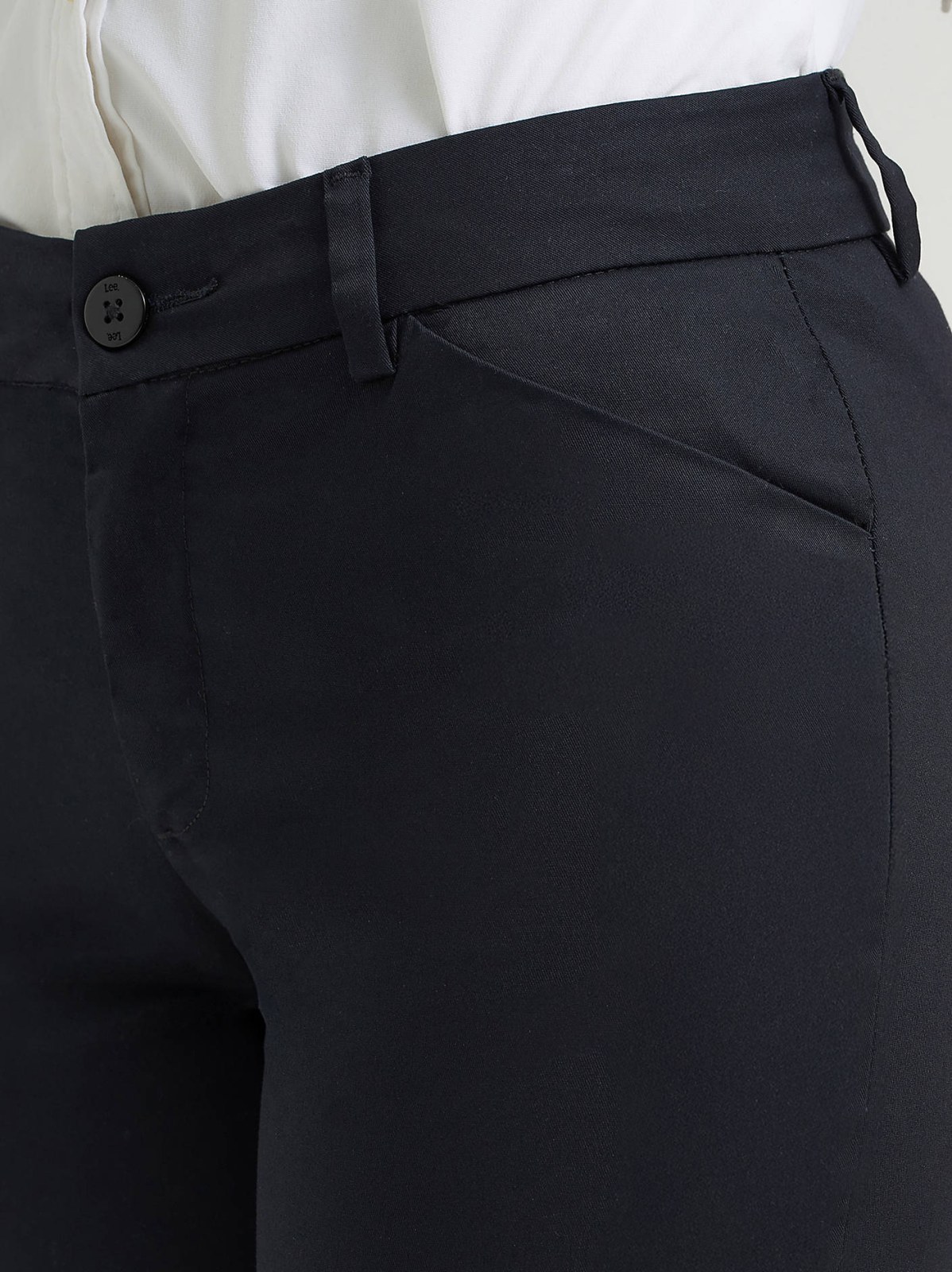 Women's Wrinkle Free Relaxed Fit Straight Leg Pant - view 6