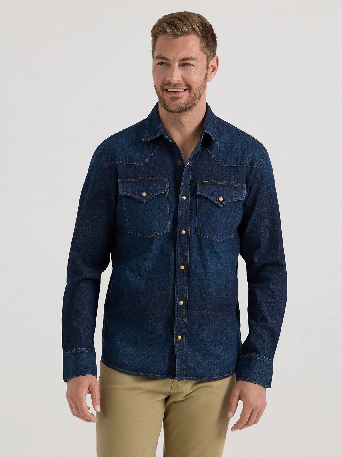 Men's All Purpose Western Denim Snap Shirt
