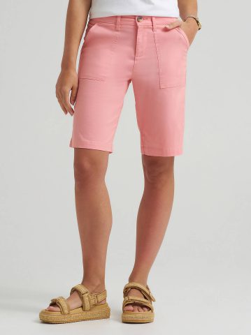 Women's Ultra Lux Comfort with Flex-To-Go Relaxed Fit Utility Bermuda