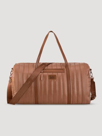 Women's Quilted Puffer Duffle Bag