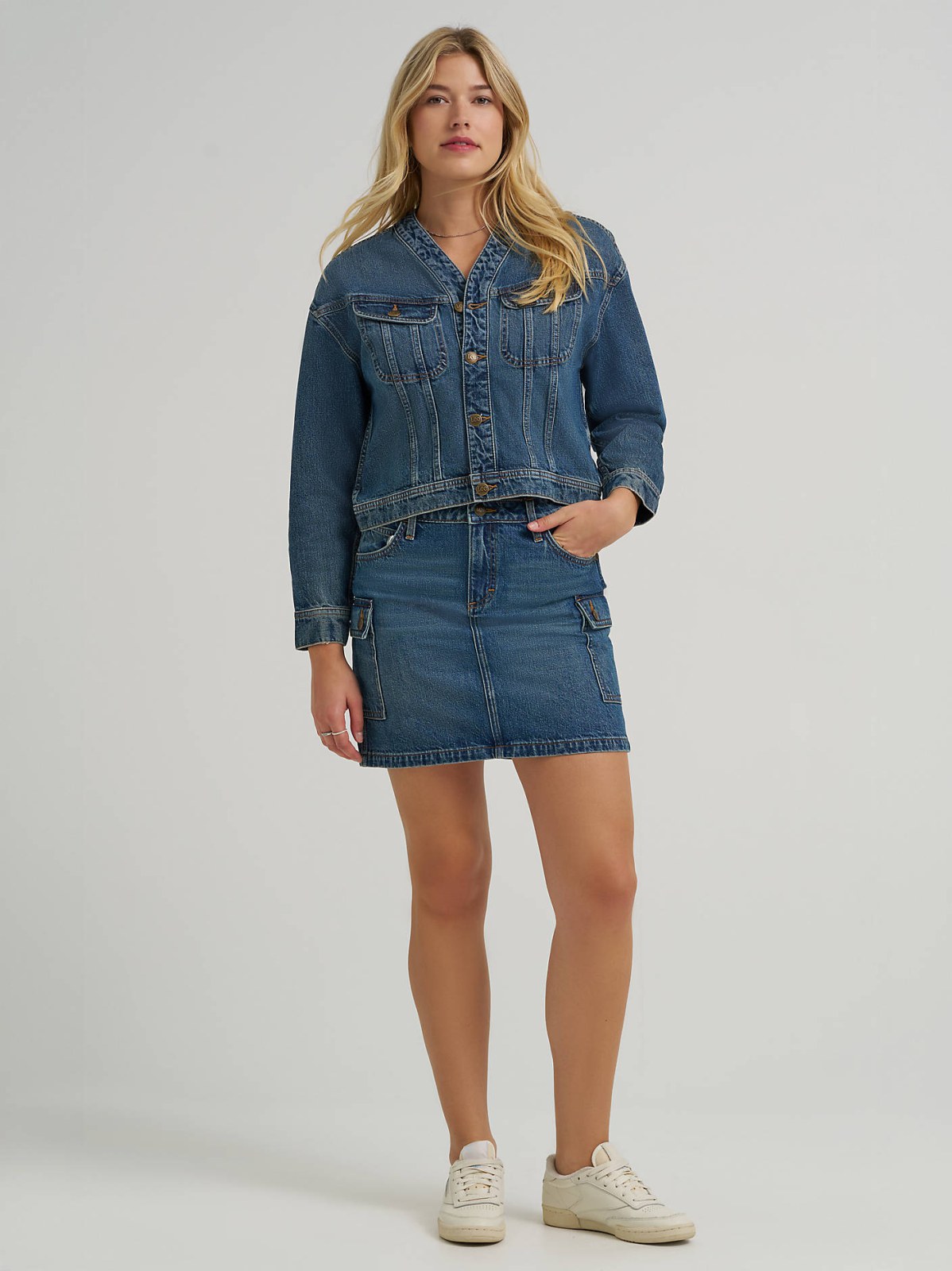 Women's Denim Cardigan Jacket - view 5