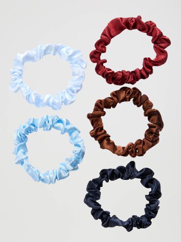 Women's Goody x Lee Satin Thin Hair Scrunchies, 5ct