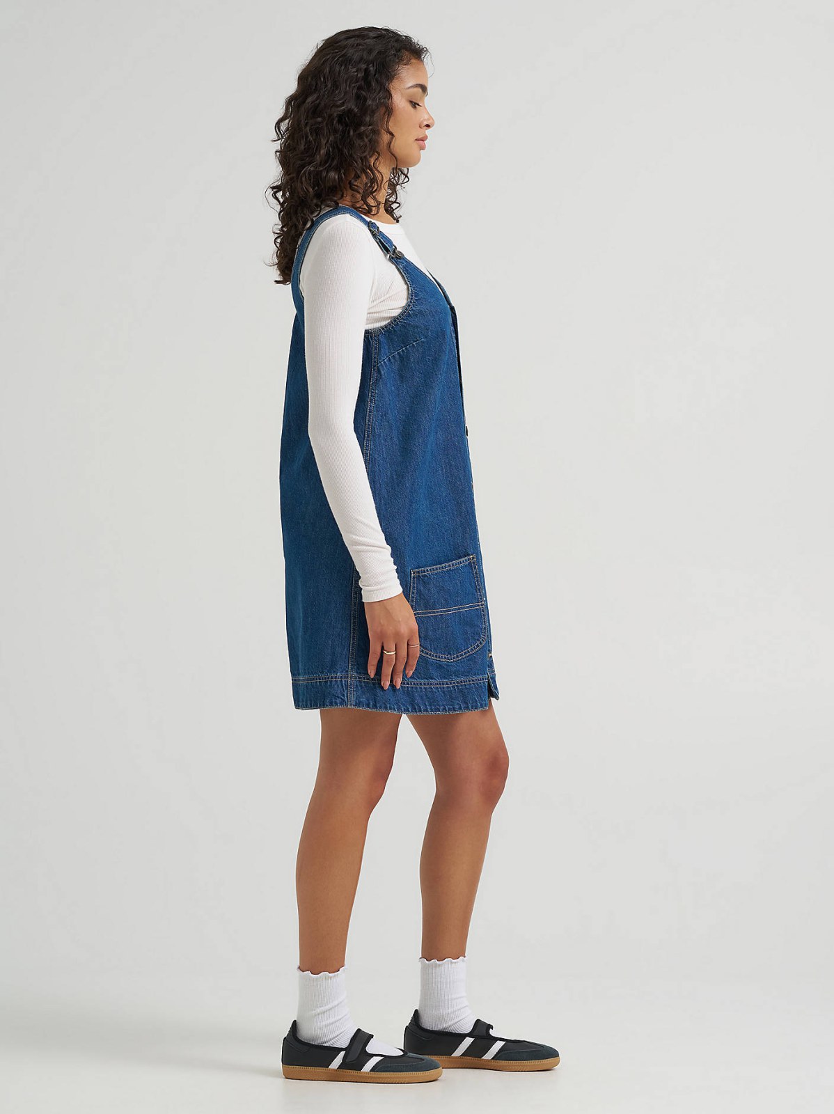 Women's Chore Overall Dress - view 4