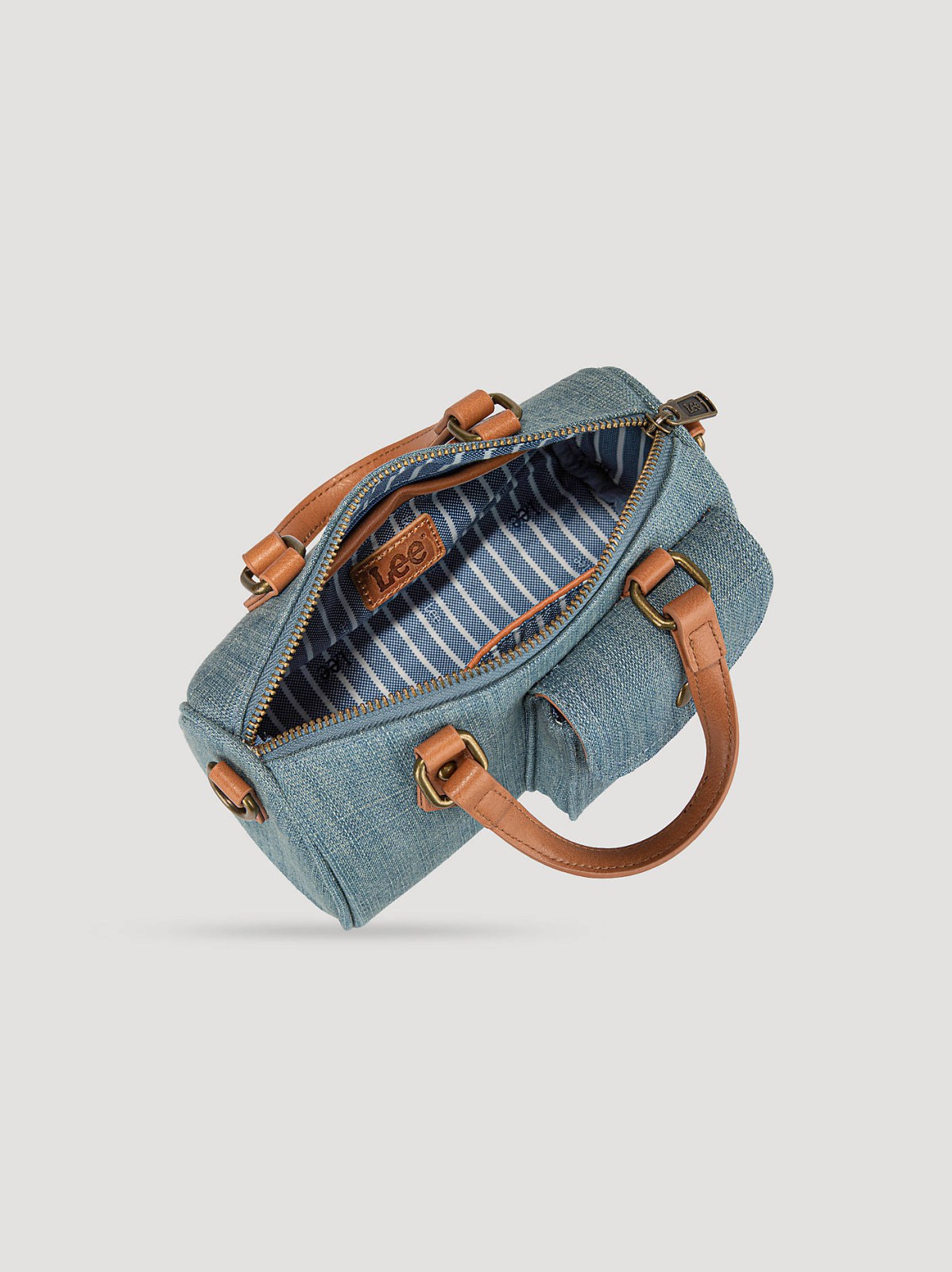 Women's Denim Barrel Bag - view 4