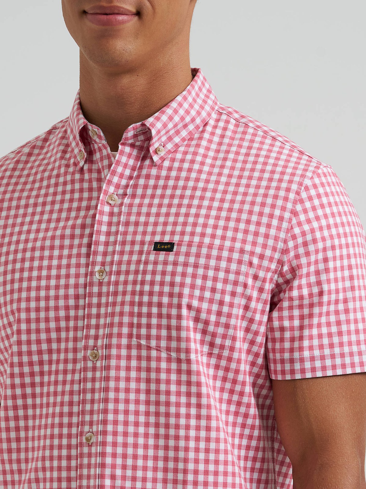 Men's One Pocket Plaid Button Down Shirt - view 3