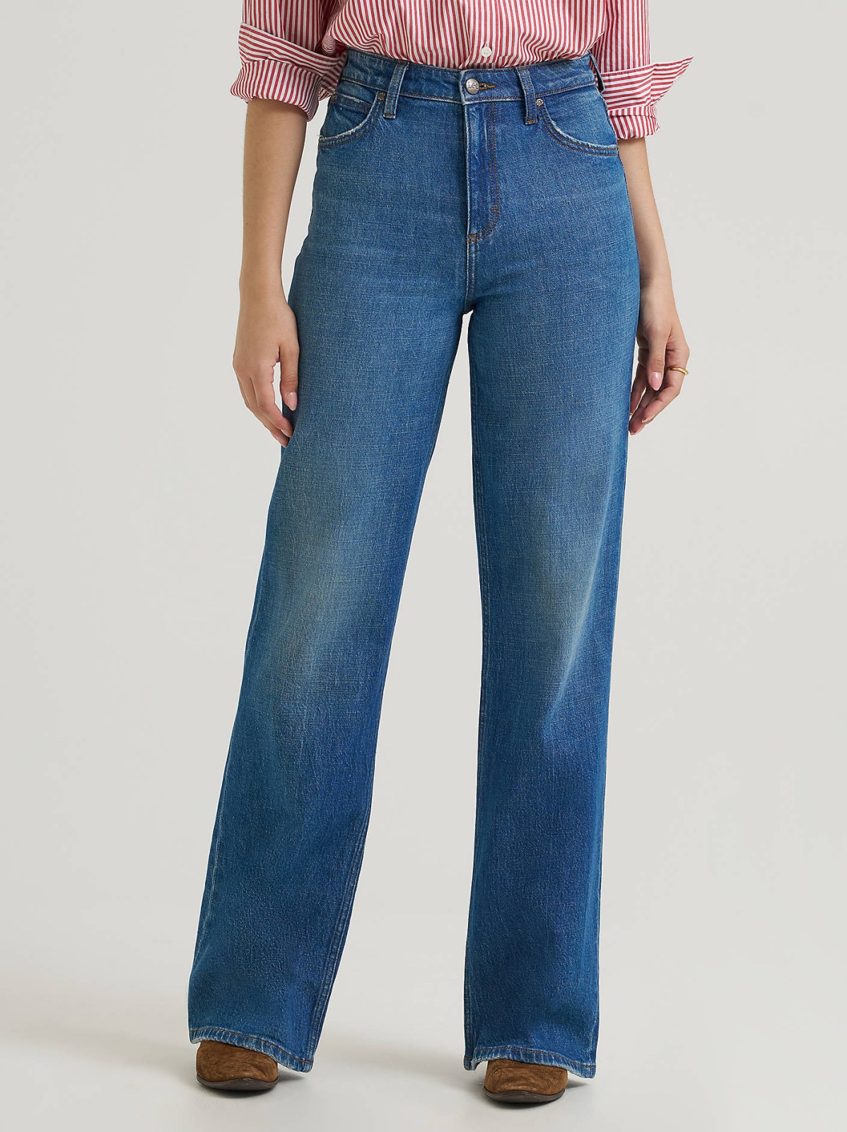 Women's Premium High Rise Retro A-Line Jean - view 2