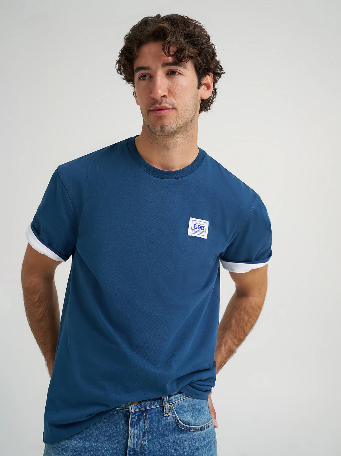 Men's Relaxed Fit Patch Logo Tee