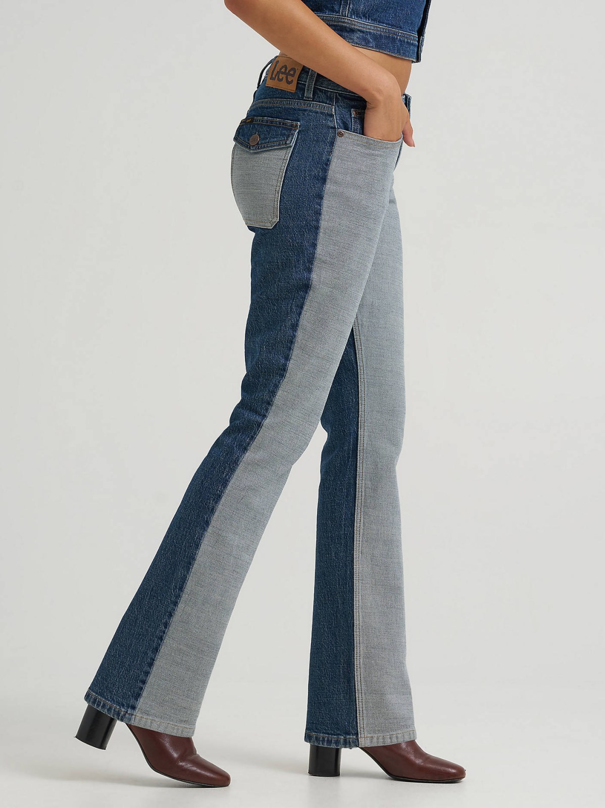 Women's Reversed Denim Bootcut Jean - view 4