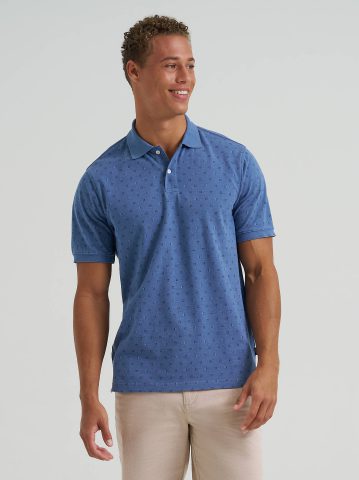 Men's Printed Pique Polo Shirt Men's Printed Pique Polo Shirt
