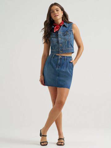 Women's Crop Rider™ Denim Vest