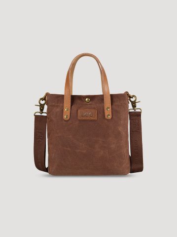 Women's Small Waxed Canvas Tote