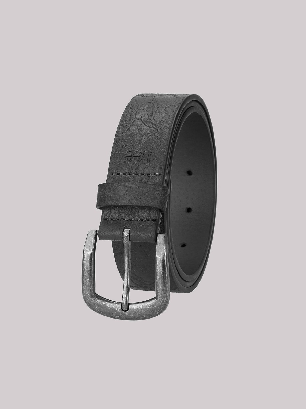 Women's Floral Embossed Belt - view 3