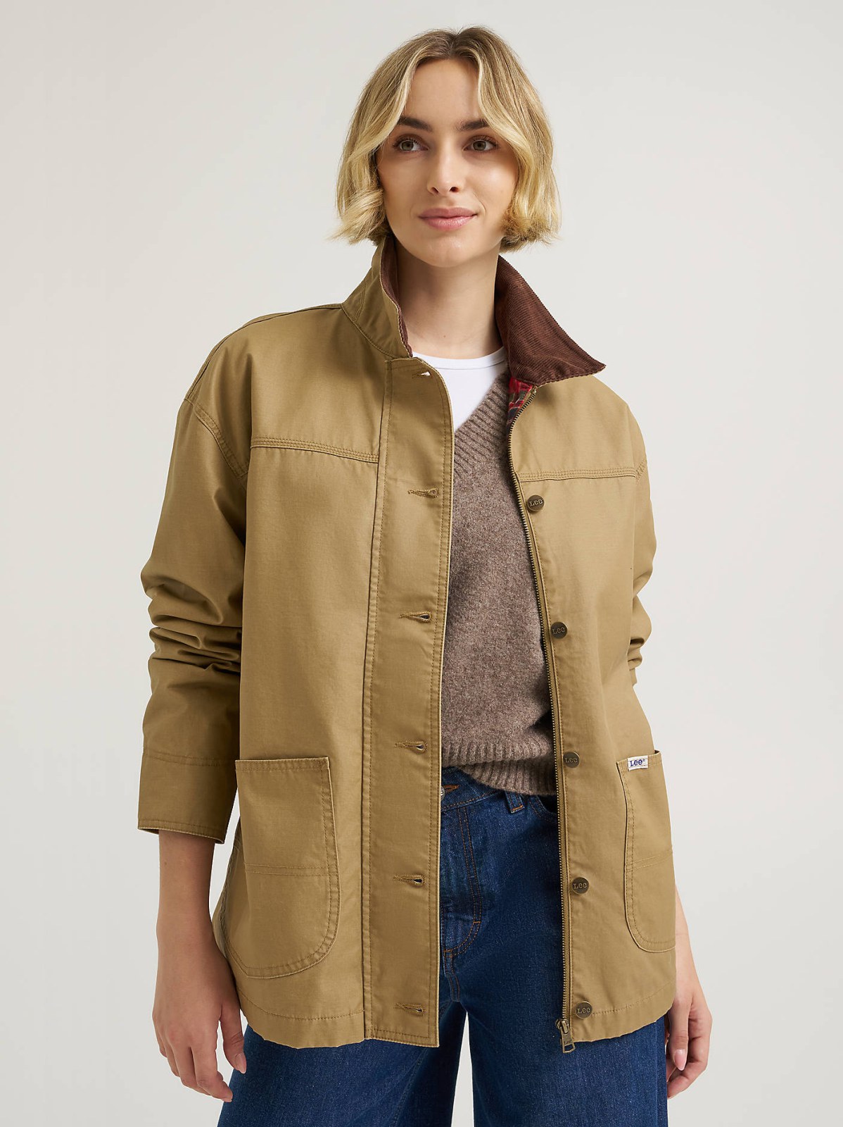 Women's Premium Flannel Lined Chore Coat