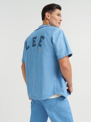 Men's Lee 101 Oversized Button Down Baseball Shirt — alternate view