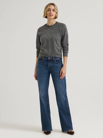 Women's Premium Bow Flare Jean