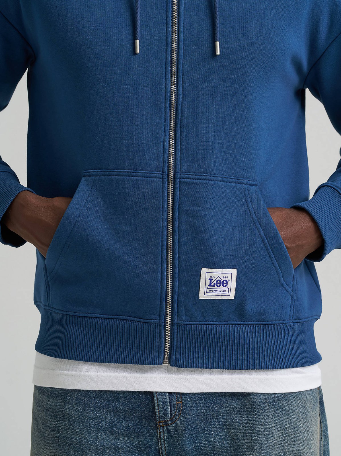Men's Relaxed Fit Essential Workwear Full Zip Jacket - view 5