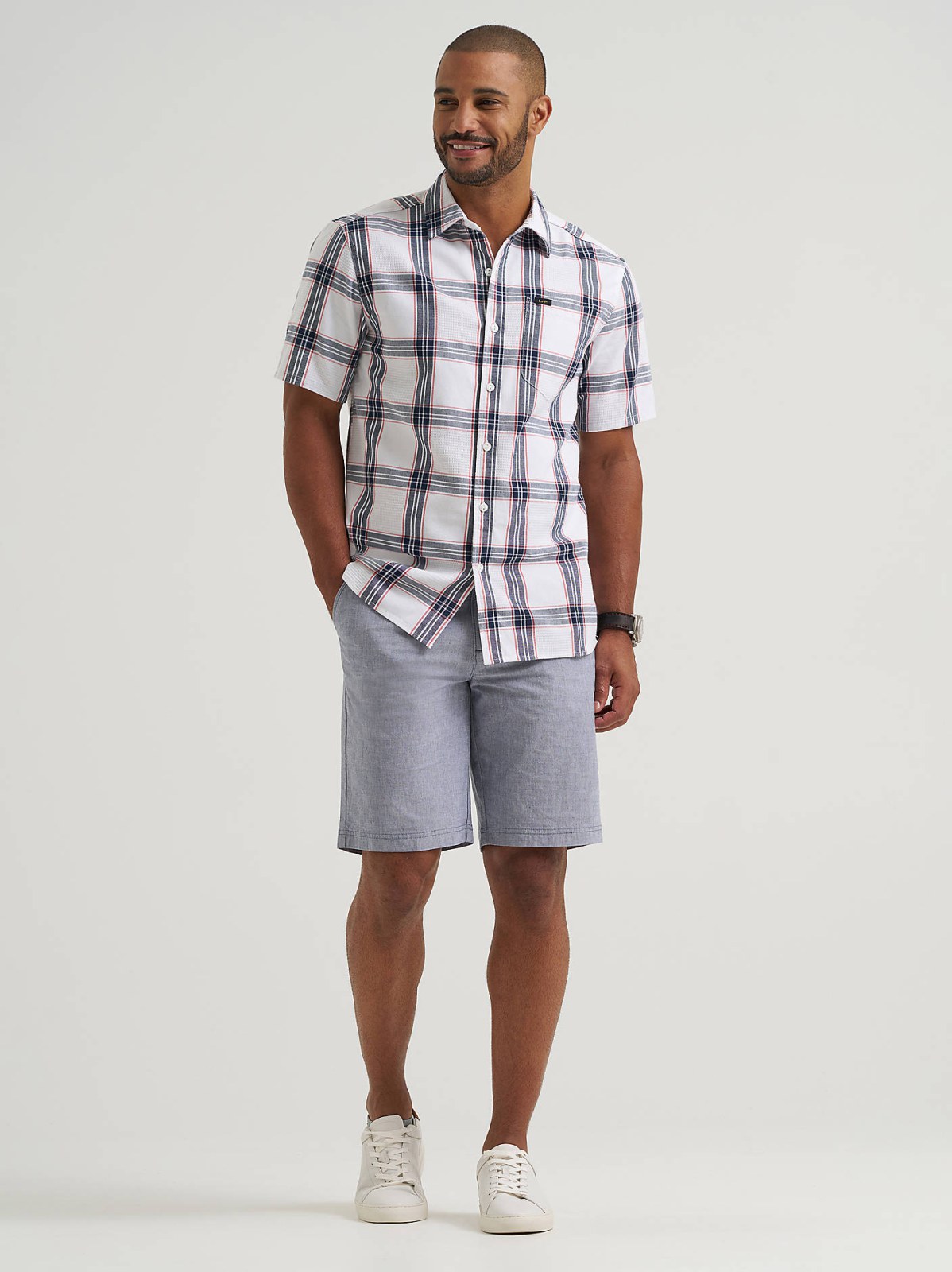 Men's Short Sleeve All Purpose Button Down Shirt - view 4