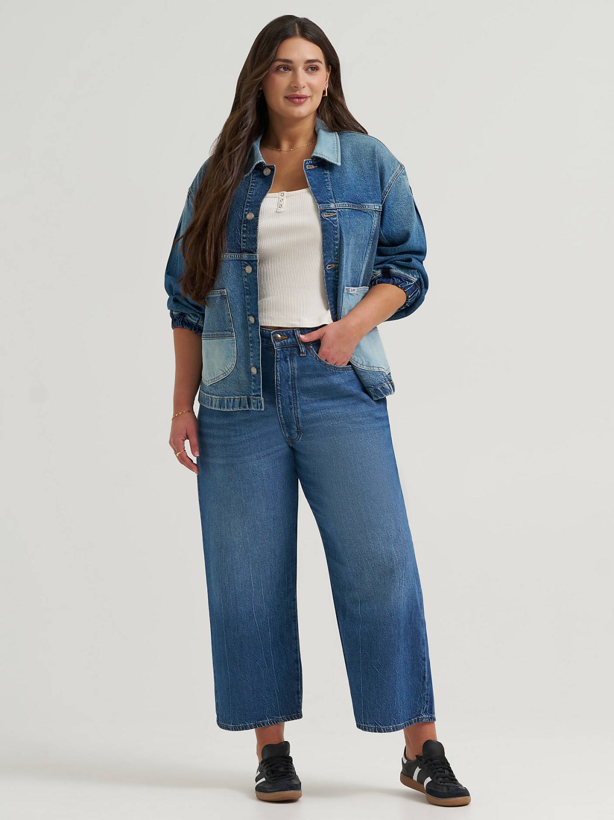 Women's Loose Crop Button-Fly Jean - view 2