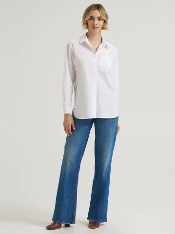 Women's Boyfriend Button Down Shirt