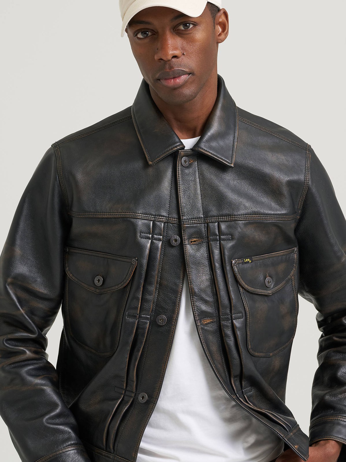 Men's Lee 101™ Leather Cowboy Jacket - view 6