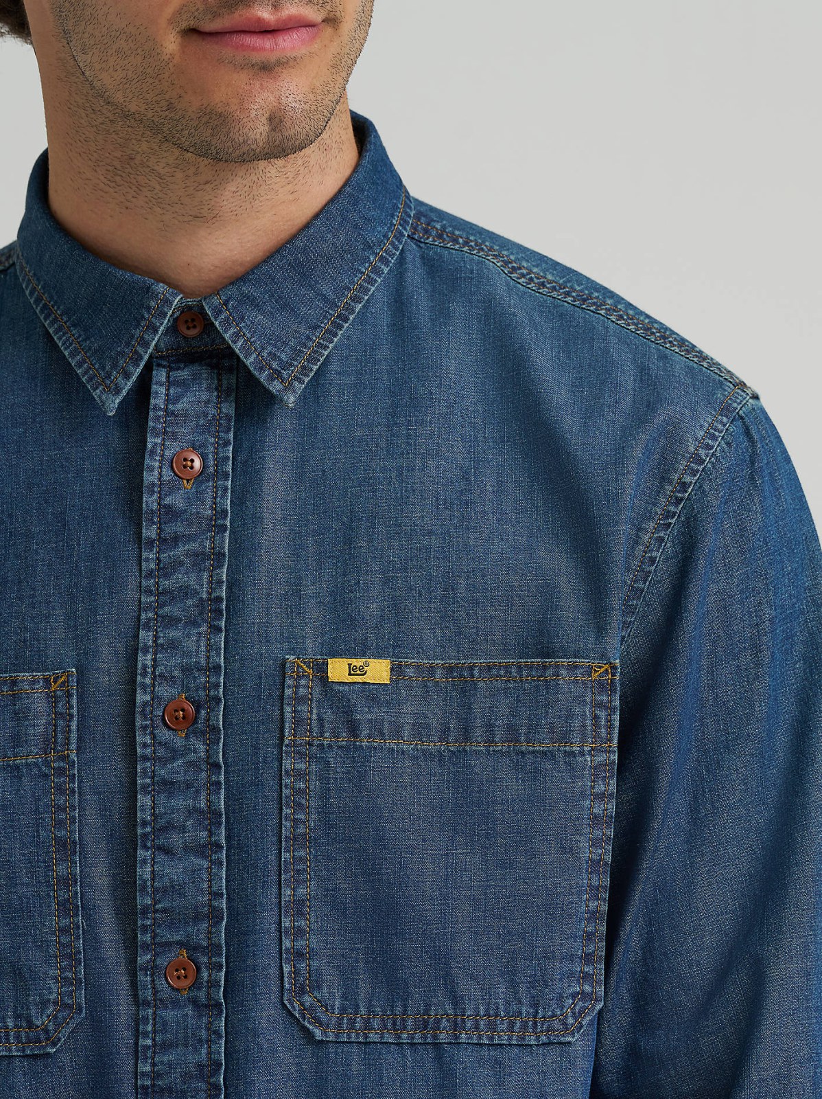 Men's Gold Label Denim Shirt - view 3