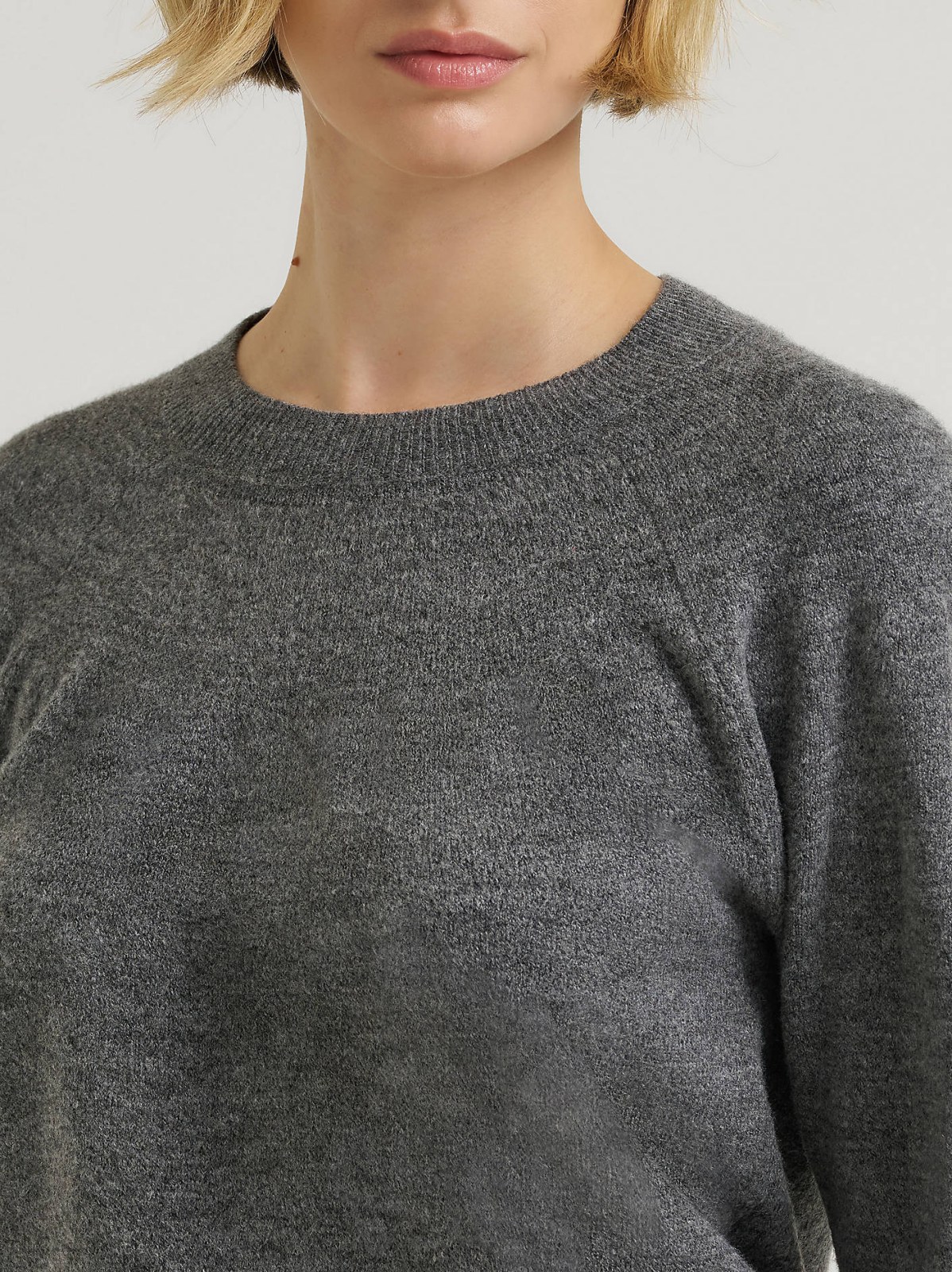 Women's Wool Blend Solid Sweater - view 3