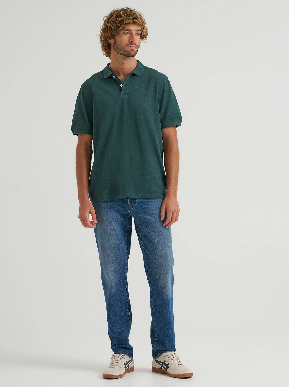 Men's Solid Mini Pique Polo Shirt - view 5