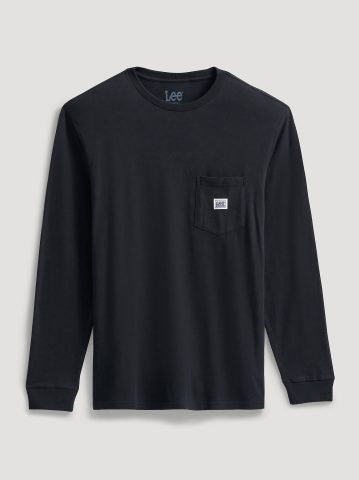 Men's Long Sleeve Workwear Pocket Tee