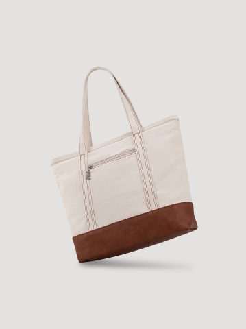 Women's Color Block Tote Bag