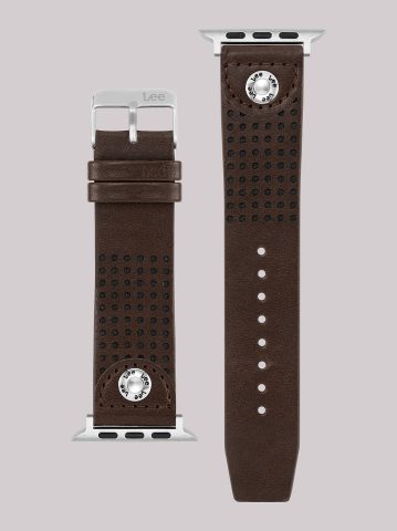 Perforated Vegan Leather Universal Watchband
