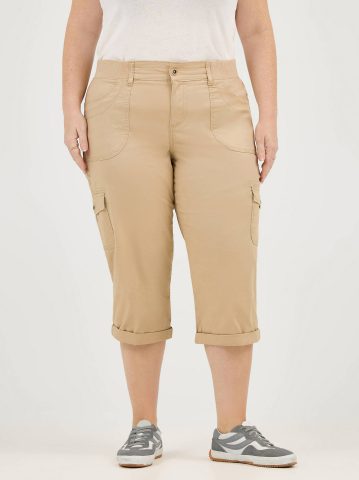 Women’s Relaxed Fit Austyn Cargo Capri (Plus) — alternate view