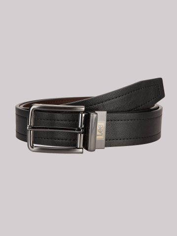 Men's Logo Stamped Reversible Belt