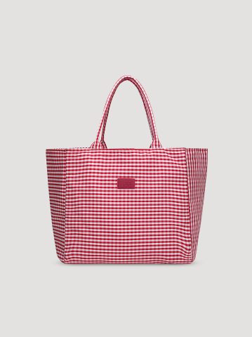 Women's Gingham Tote Bag