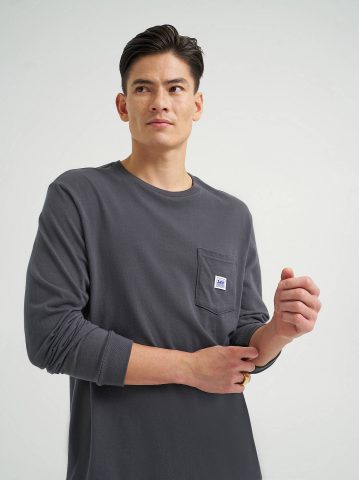 Men's Long Sleeve Workwear Pocket Tee