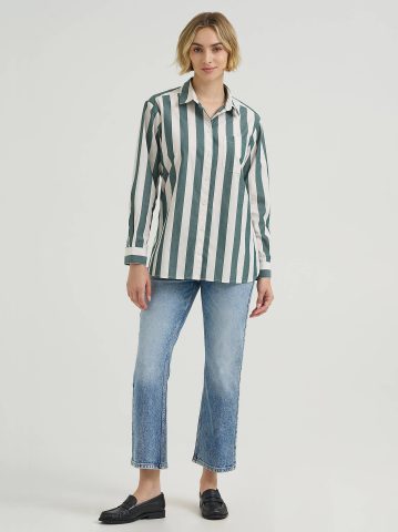 Women's Boyfriend Button Down Shirt