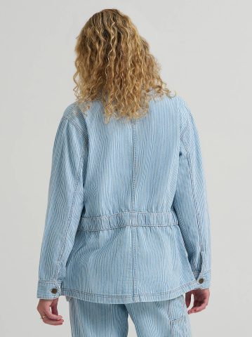 Women's Railroad Stripe Utility Jacket