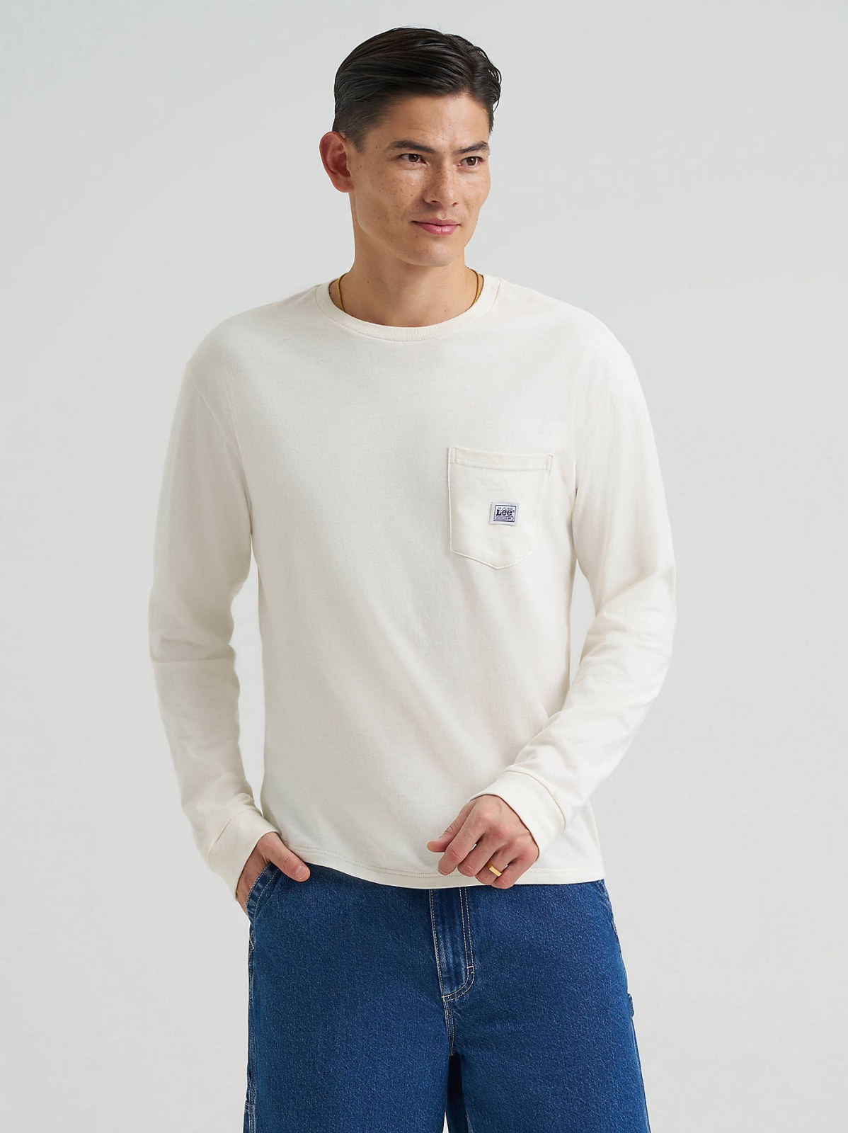 Men's Long Sleeve Workwear Pocket Tee - view 2