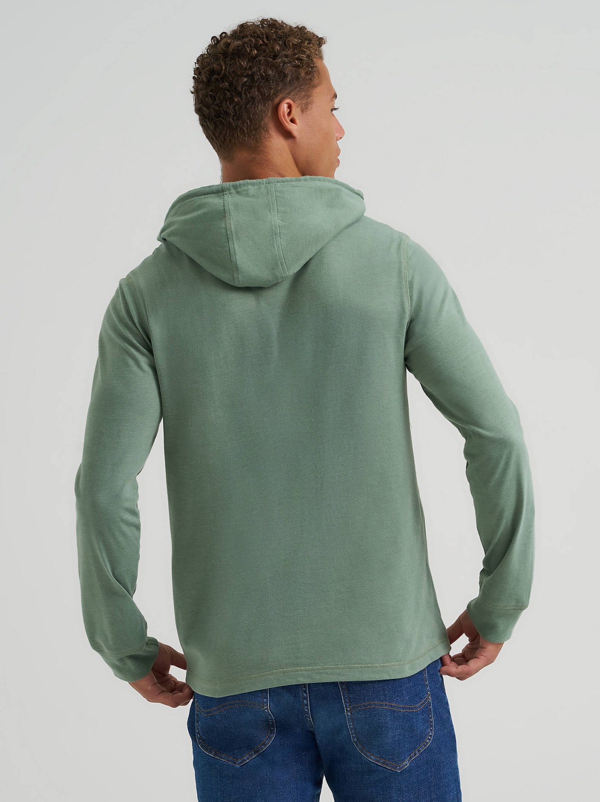 Men's Sueded Jersey Hoodie - view 2