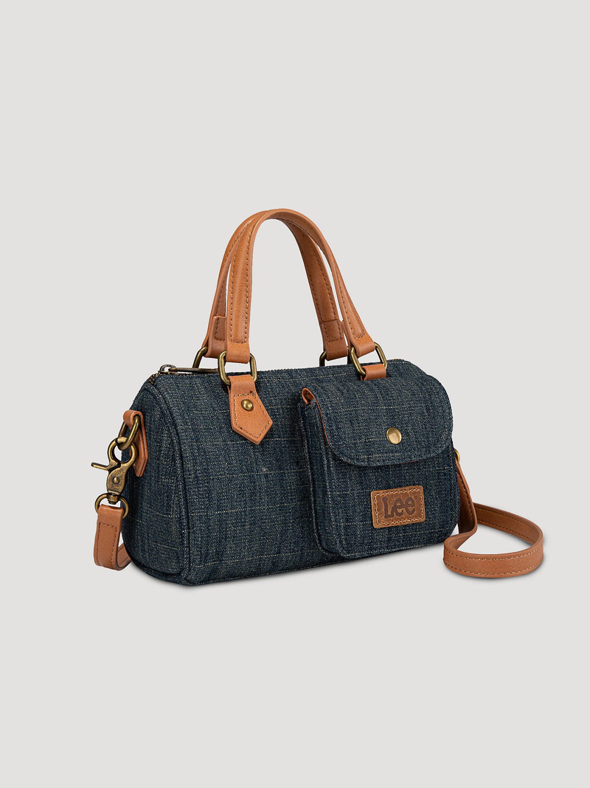 Women's Denim Barrel Bag - view 3