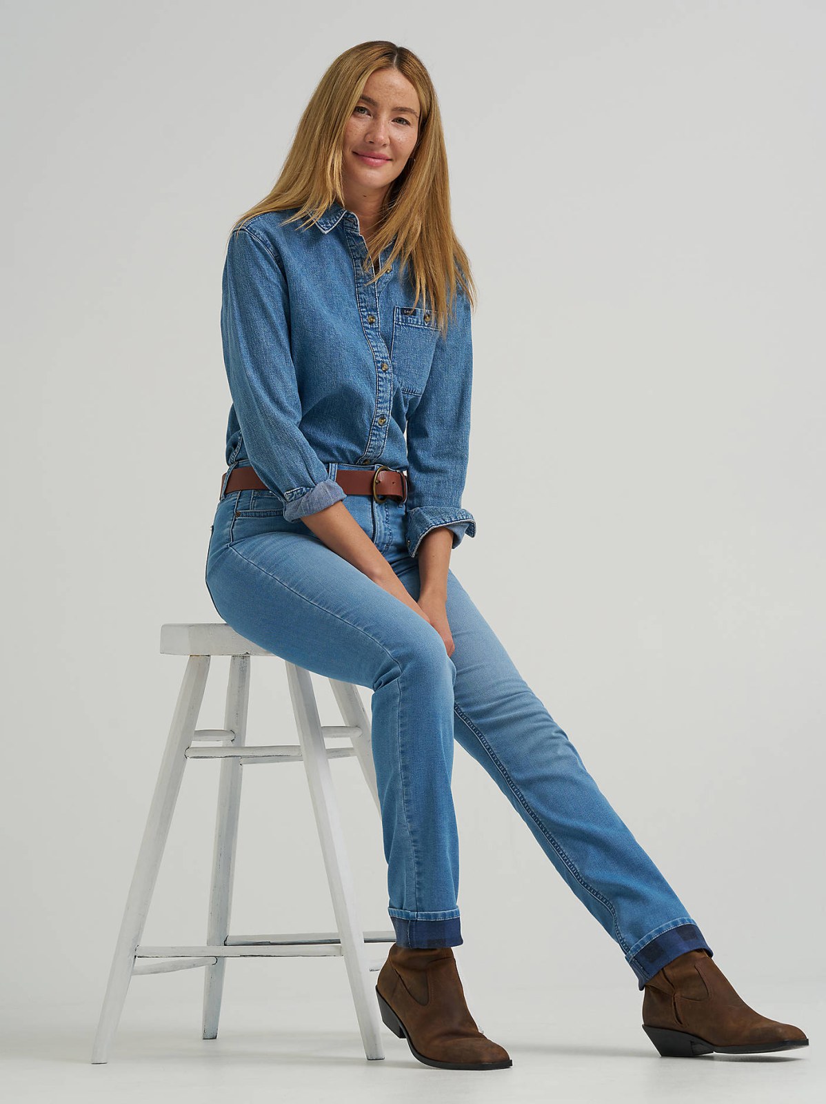Women's Legendary Single Layer Warming Straight Jean - view 8