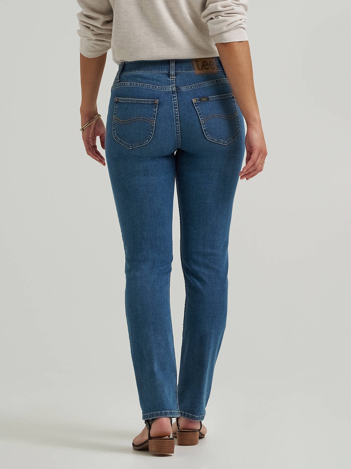 Women's Ultra Lux Comfort Flex Motion Slim Straight Jean with Ever Fit® - view 3