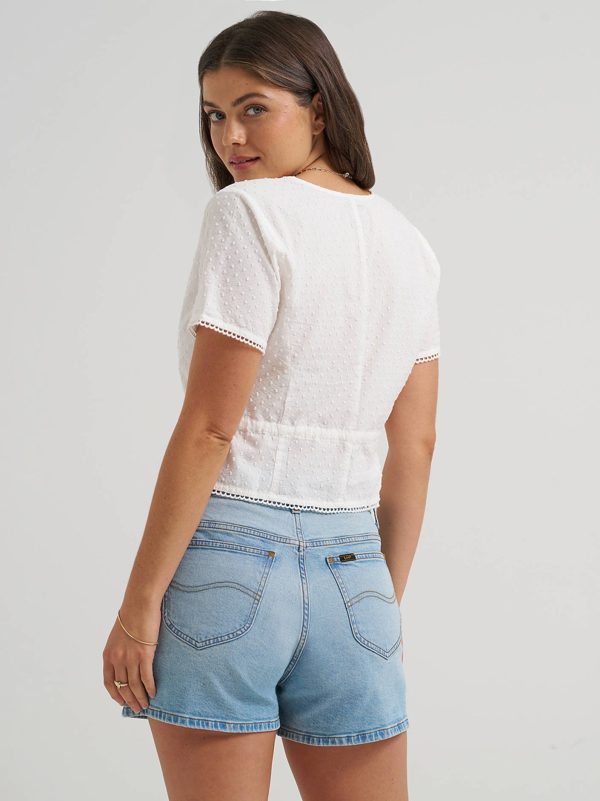Women's Button Front Tie Top - view 2